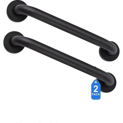 2er-Set Griffe für Senioren, 30 cm Badewannengriff aus Edelstahl, rutschfester Badewannengriff, Wandmontage für WC und Badezimmer (1/4)