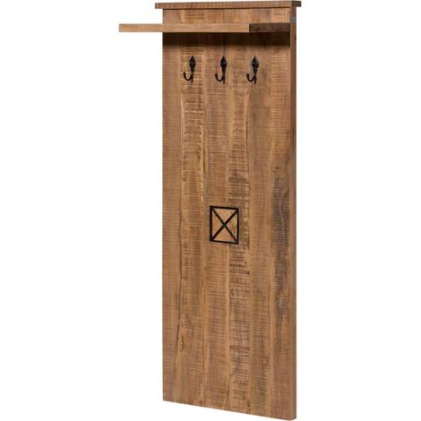 Garderobe Akazie 59x30x145 natur versiegelt NATURE OF SPIRIT 311 (1/4)