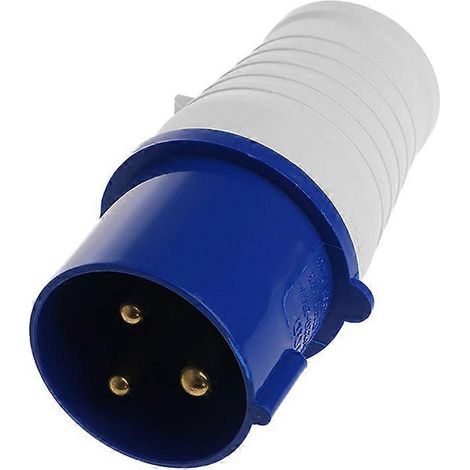 Générateur robuste 32 A, prise 3 broches, 220-250 volts, 2P+T, étanche, IP44, 32 A. (1/5)