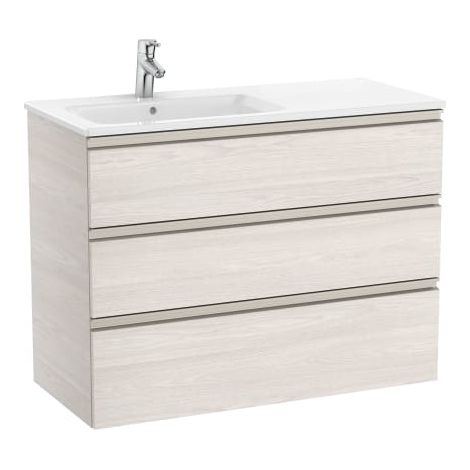 MUEBLE UNIK THE GAP LAV.IZQ.1000X460 LAV.BL TRES CJN.FRESNO NÓRDICO