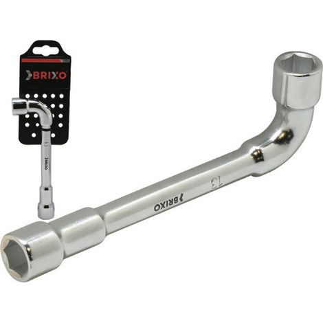 Llave de tubo de 9 mm – acero CV 90° L 130 mm – Brixo