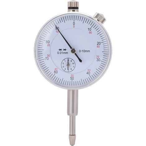 Indicateur à cadran 010mm haute précision boîtier aluminium pour mesure de profondeur et diamètre intérieur (1/5)