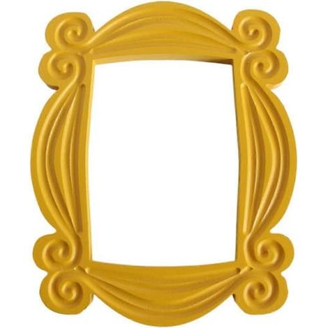 Ecleanfy - Cadre photo en bois jaune « Monica » (32 x 27 x 4 cm) – Collection Décoration d'intérieur – Cadeau idéal (1/5)