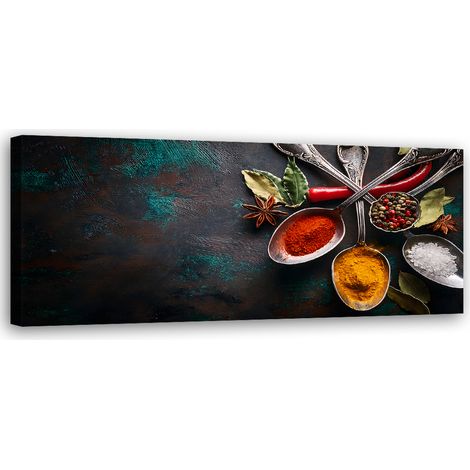 Tableau déco Épices dans la cuisine 90x30 (1/5)