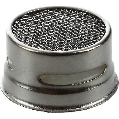 Filtre de robinet de cuisine/salle de bain avec douchette et crépine - Blanc et argent (1/4)