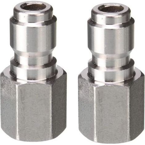 Coupleur pour nettoyeur haute pression, prise à connexion rapide, raccord NPT femelle 1/4\\", 5000 PSI, paquet de 2 (1/5)