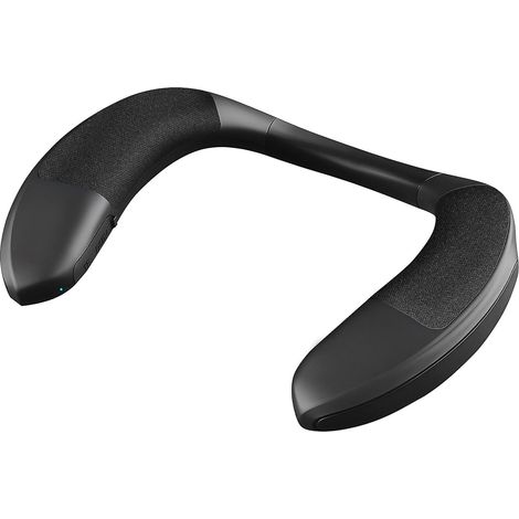 Enceintes tour de cou Bluetooth sans fil, portables et à porter, avec microphone intégré et son surround Hi-Fi. (1/5)