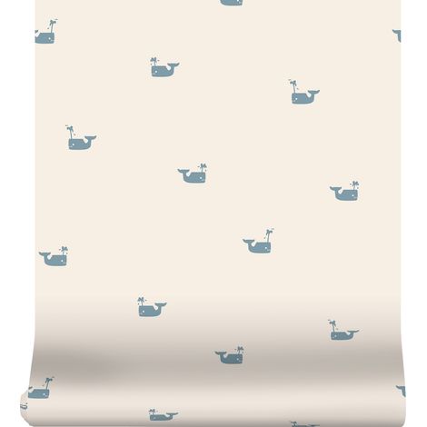 Superfresco Easy Vliestapete Kleine Wal weiss 10mx52cm (1/5)