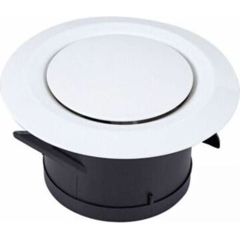 Cyslmuk – Bouche VMC Ø120mm – Grille de ventilation orientable en ABS – Installation facile au mur ou plafond – Idéale pour salle de bain et cuisine (1/5)