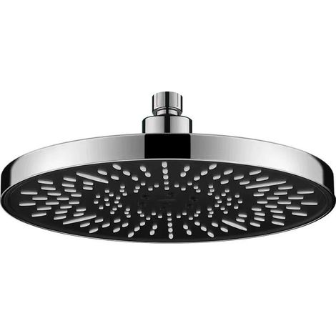 GDHZS- 22.6cm Pomme de Douche,Grande Tête de Douche Pluie Economie d'Eau,Ronde Pommeau de Douche Fixes Haute Pression pour Salle de Bain,Stable ABS,girs (1/5)