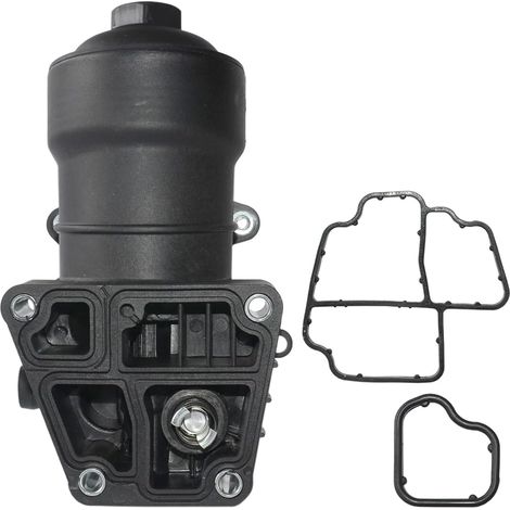 03L115389B Boîtier de filtre à huile avec refroidisseur d'huile + filtre à huile + boîtier de rechange pour A1 A3 A4 A5 A6 Q3 Q5 TT Golf VI Passat Polo Scirocco Transporter V Superb II Yeti Leon (1/5)