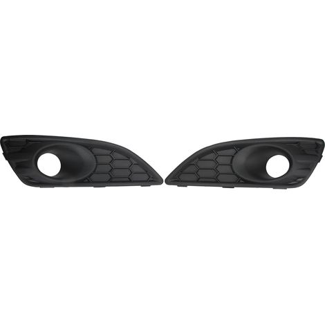 Grille de phare antibrouillard pour Ford Fiesta JA8 (2013‑2017) - Lot de 2 pièces ABS noir - D2BZ15266CB (1/5)