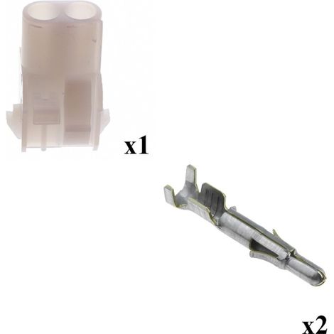 Kit Connecteur Mate n lok  Femelle avec born Mâle 2 Voies