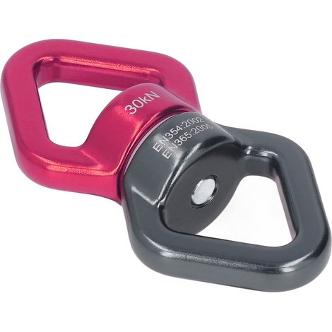 Spinner rotatif à 360 degrés en forme de 8, dispositif de sécurité universel rotatif pour balançoire d'extérieur, noir et rouge (1/5)