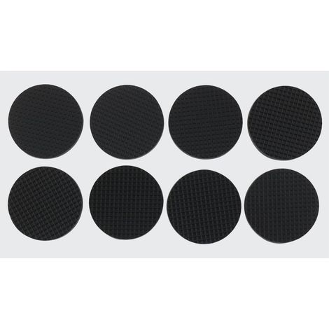 Lot de 8 pieds en caoutchouc pour caisson de basses 25 x 3 mm compatibles avec 300 500 700 Coussinets anti-vibrations autocollants (1/5)