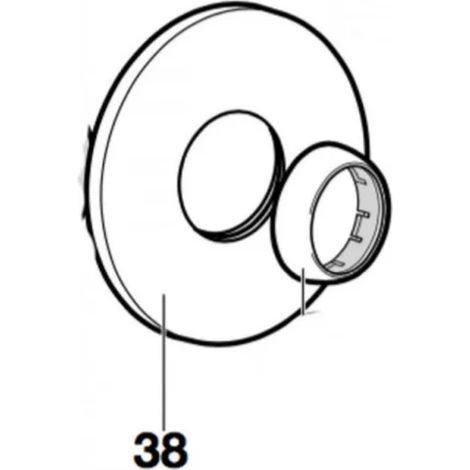 Kit rosetón Ø120 mm - ROCA