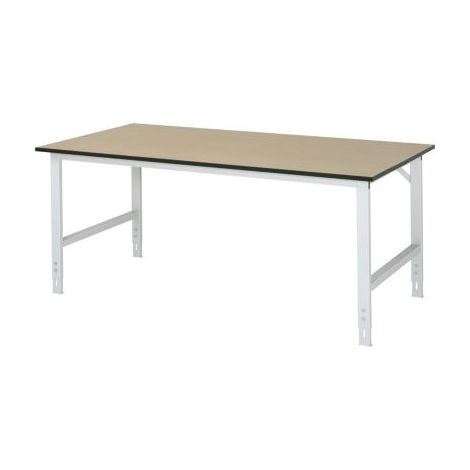 Rau Arbeitstisch MDF BxTxH 2000x1000x760-1080mm (1/5)