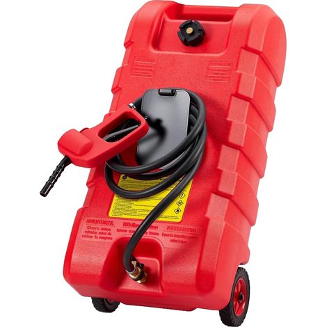 Kraftstofftankwagen, 15 Gallonen Kapazität, robuste Mobilität, Rot (1/2)