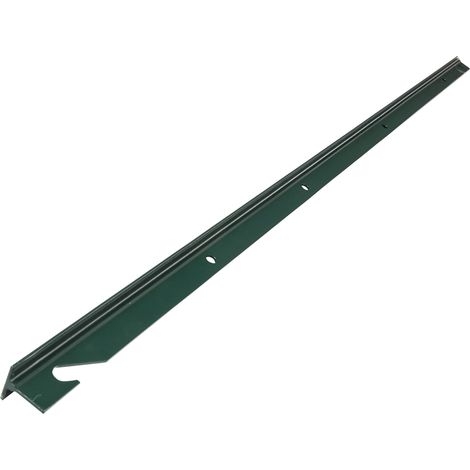 Werka Pro – Poteau T vert pour grillage 1,75 m – Acier haute qualité – 5 perçages pour fixation facile – Résistance aux intempéries