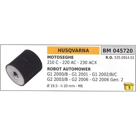 Antivibrante HUSQVARNA per motosega 210 C 220 AC 230 ACX 045720