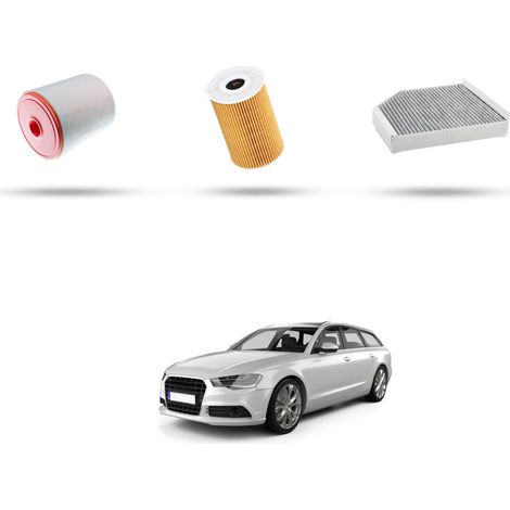 Kit Tagliando 3 filtri compatibile con Audi A6 (C7) 4.0 tfsi 412kw dal 2013 (1/5)