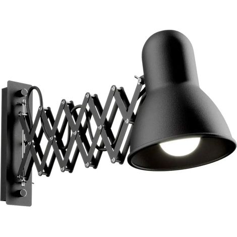[NEUWERTIG] B-Ware Nowodvorski Lighting Wandleuchte Wandlampe Harmony Scherenarm Lampe Schwarz