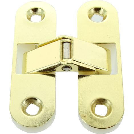 CERNIERA INVISIBILE PER PORTE OTTONATO 63X89 MM- 20,0 pz