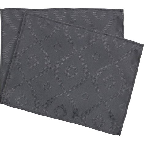 Lot de 2 sets table 35x45 Jacquard BRUNCH (1/5)
