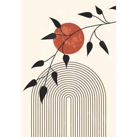 Papier peint panoramique - Boho - 177 cm x 255 cm (1/2)