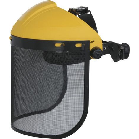 DELTA PLUS PROTECTION PICO2 AVANT + VISIÈRE GRILLE JAUNE NOIR
