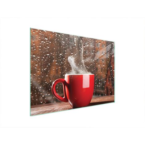 PLACA PROTECTORA DE VIDRIO PARA ESTUFA 70x52 CAFÉ (1/5)