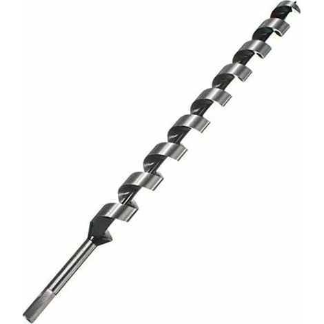 Broca helicoidal YMYNY de 460 mm con vástago hexagonal y punta de clavo, herramienta para taladrar madera (12 mm) (1/4)