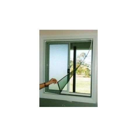 Moustiquaire de 6 m avec bande magnétique autocollante d'un côté - 6000 x 12,7 x 1,5 mm - Bande adhésive par paire pour la fixation de la moustiquaire - Raccourcissement facile (1/5)