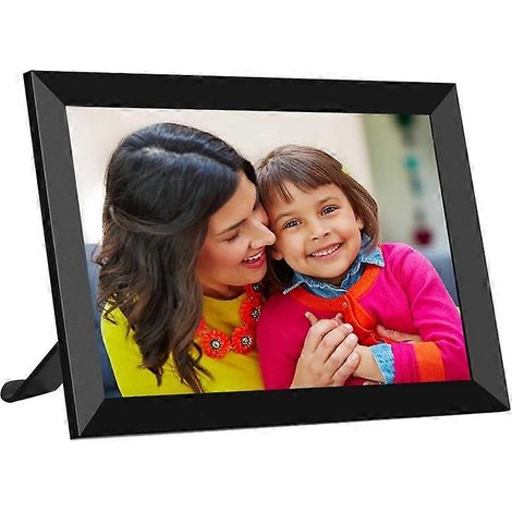 Cadre photo numérique intelligent WiFi 10,1 pouces, écran tactile IPS LCD 1280 x 800, rotation automatique portrait/paysage - Prise américaine (1/5)