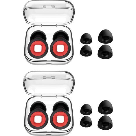 Casque Bluetooth sans fil PAVEOS compatible avec les bouchons d'oreille moto Artvive, réduction du bruit du vent de 24 dB et protect (1/5)