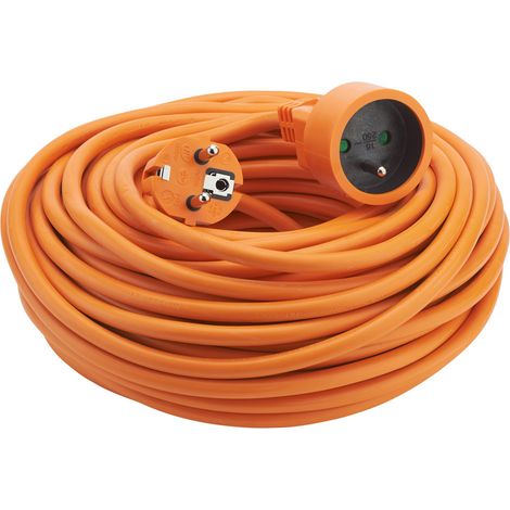 DEBFLEX - RALLONGE JARDIN 2P+T 16A 3G1,5 MM² HO5VV-F 25M ORANGE - 344259
