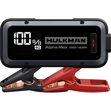 Gris Spatial, Booster de Batterie Voiture 2500A 88.8Wh, Démarreur Portable 12V avec Technologie de Démarrage à -40°F, Écran LED 3.3", pour Moteurs Essence 9.0L et Diesel 6.5L (1/5)