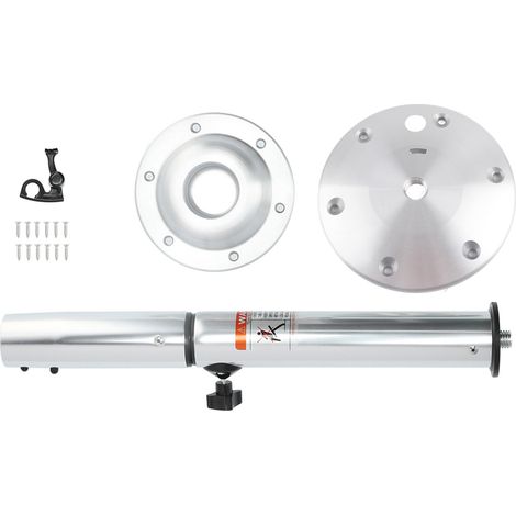 Kit de socle de Table 22 à 28 pouces, pieds de bureau réglables en hauteur avec base de montage en Surface universelle pour Yacht RV (1/5)
