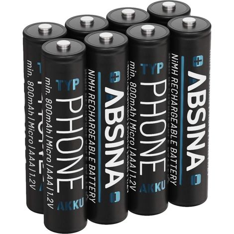 Batterie Gigaset 800 mAh NiMH 1,2V - Piles pour téléphone (1/5)