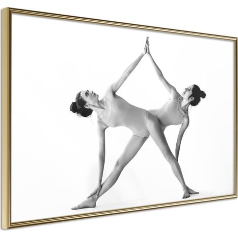 Affiche Murale Encadrée "Self-Five" 60 x 40 cm Or
