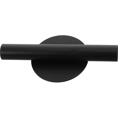 Vase mural rond Balacoo en acier inoxydable noir, design peu encombrant, idéal pour les fleurs (1/5)