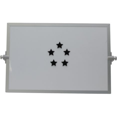 Symbole magnétique Étoile 2x2 cm noir (1/2)