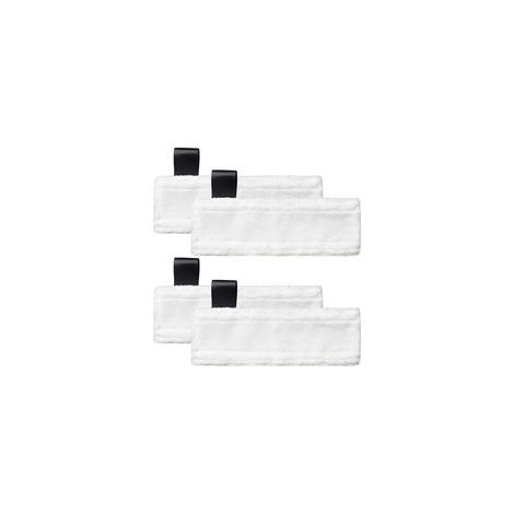 Chiffons microfibres de rechange pour nettoyeurs vapeur Kärcher Easy Fix SC2 à SC5 – Lot de 4, ultra-absorbants et réutilisables (1/4)