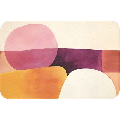 TAPPETINO PER WC Forme - Astratte - Colorate 60x40 cm