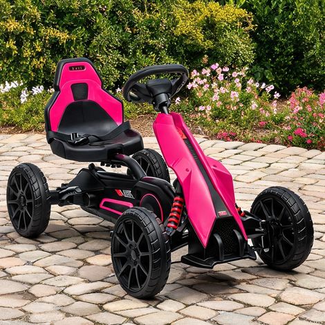 Voiture électrique pour enfant coloris rose 100 x 58 x 58,5 cm (1/5)