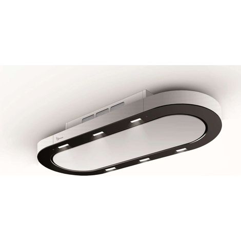 CAMPANA UNIKA FREE cm. 120X50 - Blanca y Negra - 900 m³/h