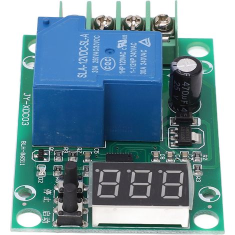 Module de chargeur de batterie avec affichage numérique, résistant à la corrosion et robuste, module de contrôle de charge 12 V (1/5)