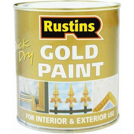 Rustins GOLE250 Gold Paint 250ml RUS2106
