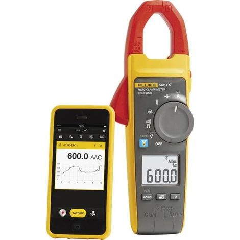 Fluke 902 FC Pinza Amperimétrica Naranja Multímetro