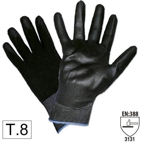 Guantes con palma reforzada de poliuretano T.8 modelo nuevo JBM